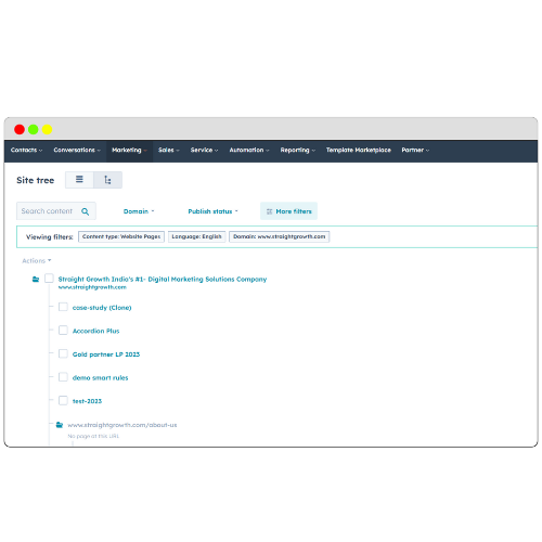 CMS Hub Management | Straight Growth