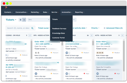Service Hub Management | Straight Growth